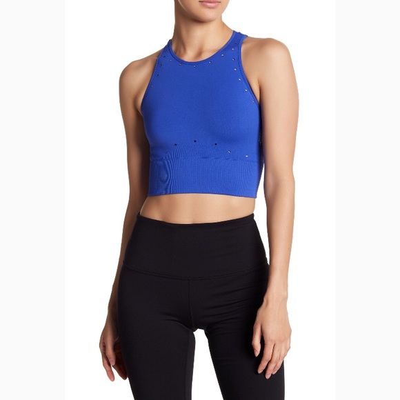 Free People Tops - Free People blue limber crop top NWT